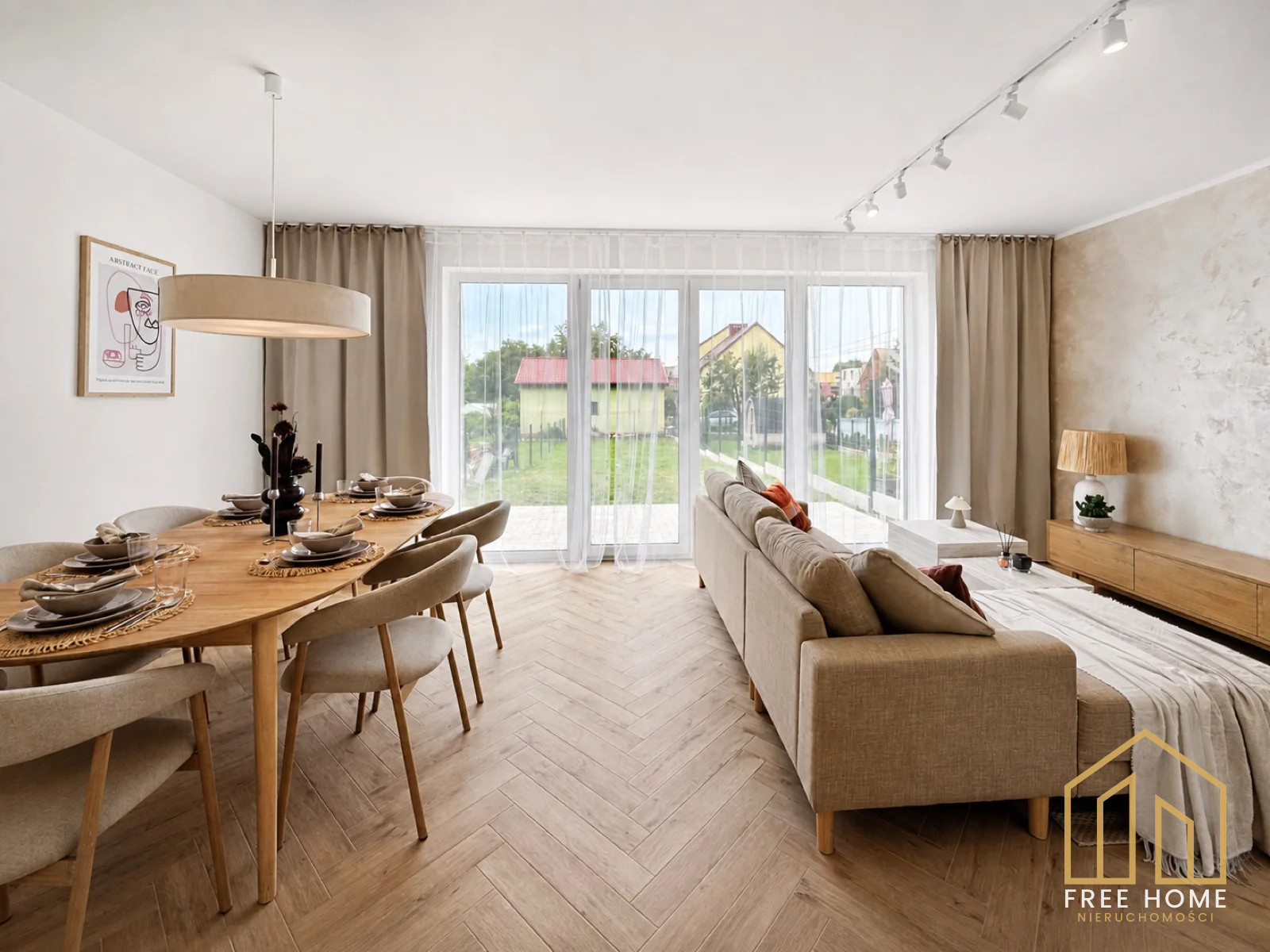 Nowoczesny dom szeregowy z ogrodem i garażem, Przedmoście — miniatura 19