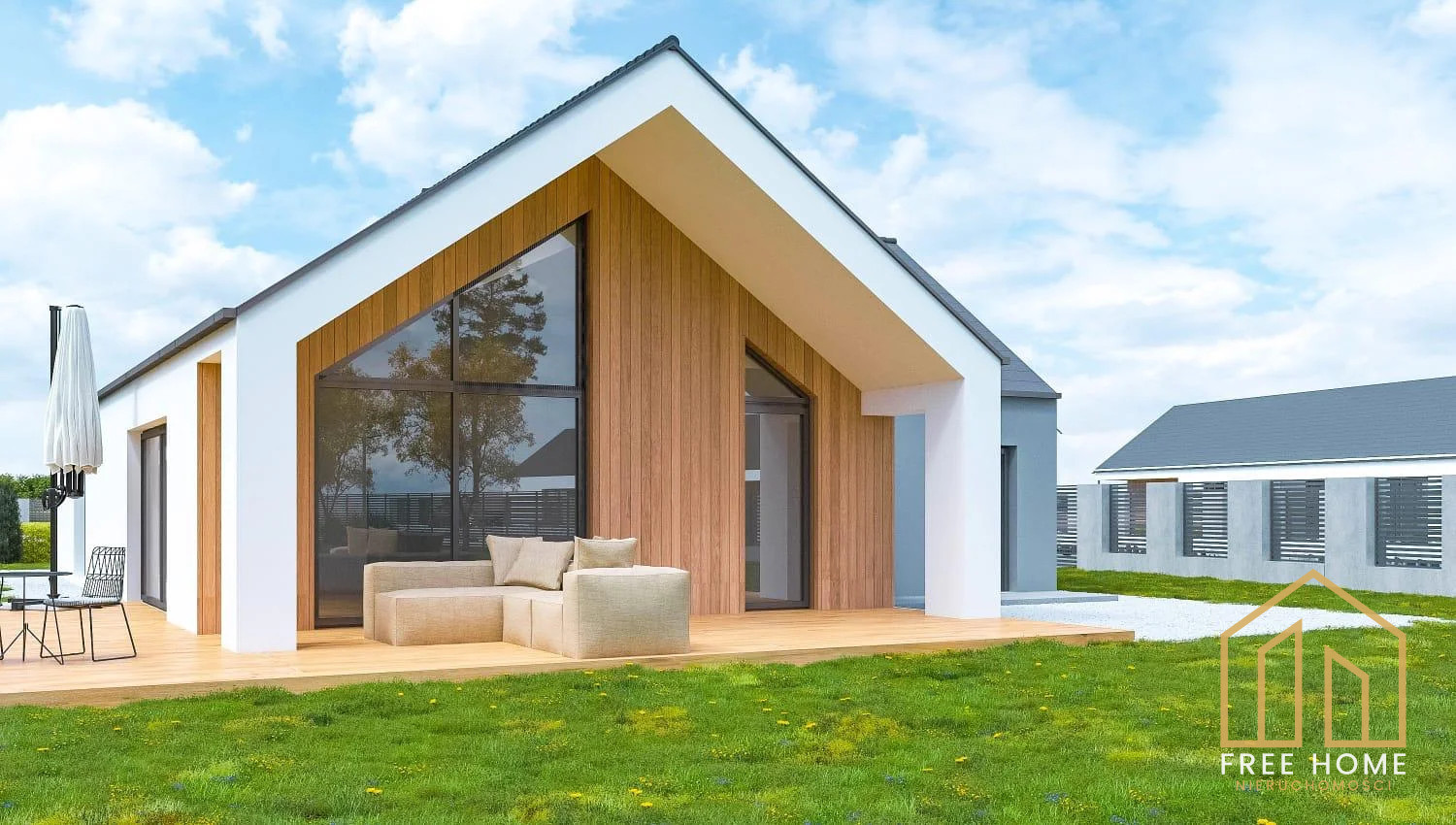 NOVA 5 - Dom Nowoczesna Stodoła 135,32 m² działka 1 238 m² — miniatura 2