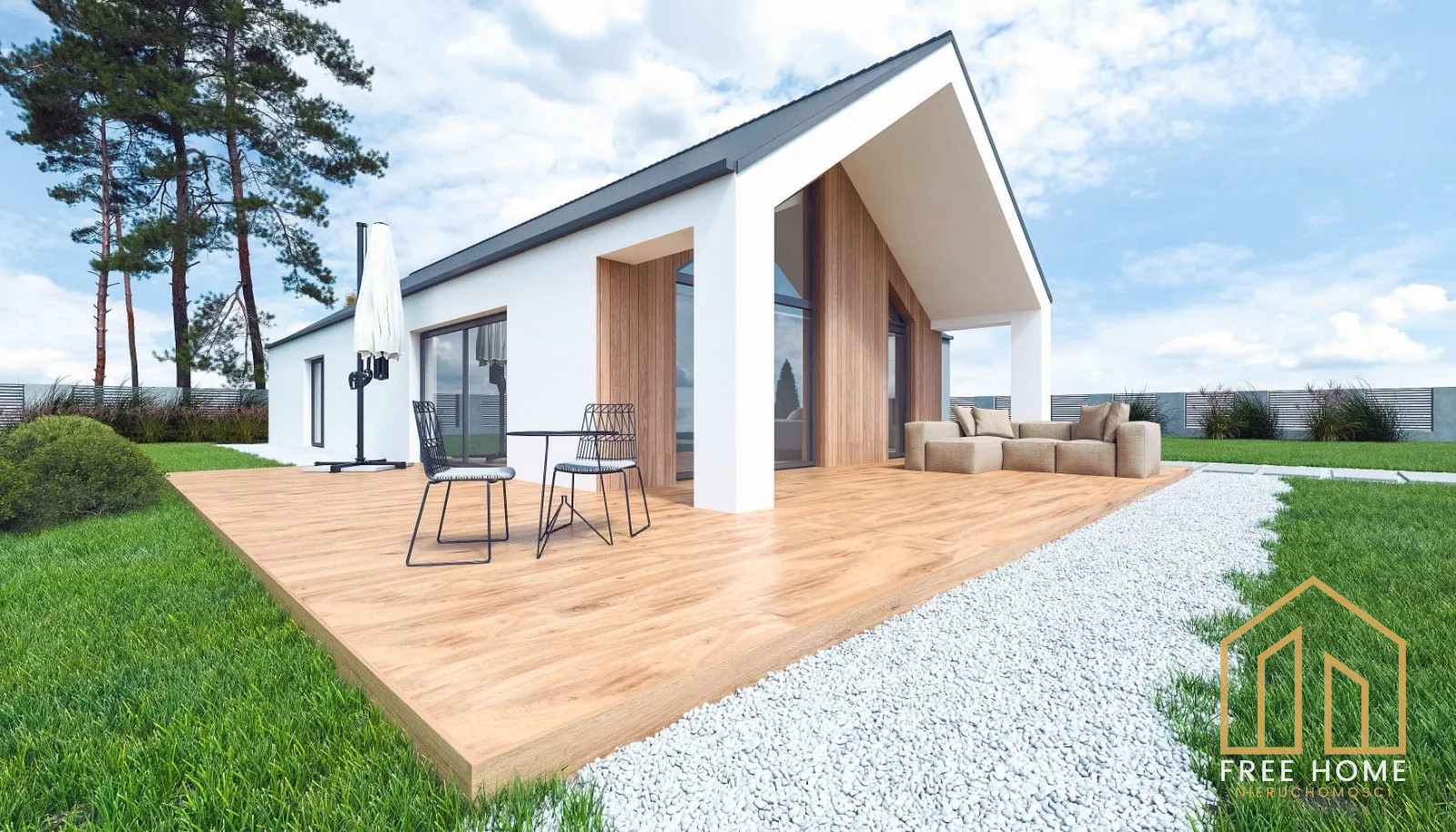 NOVA 5 - Dom Nowoczesna Stodoła 135,32 m² działka 1 238 m² — miniatura 4